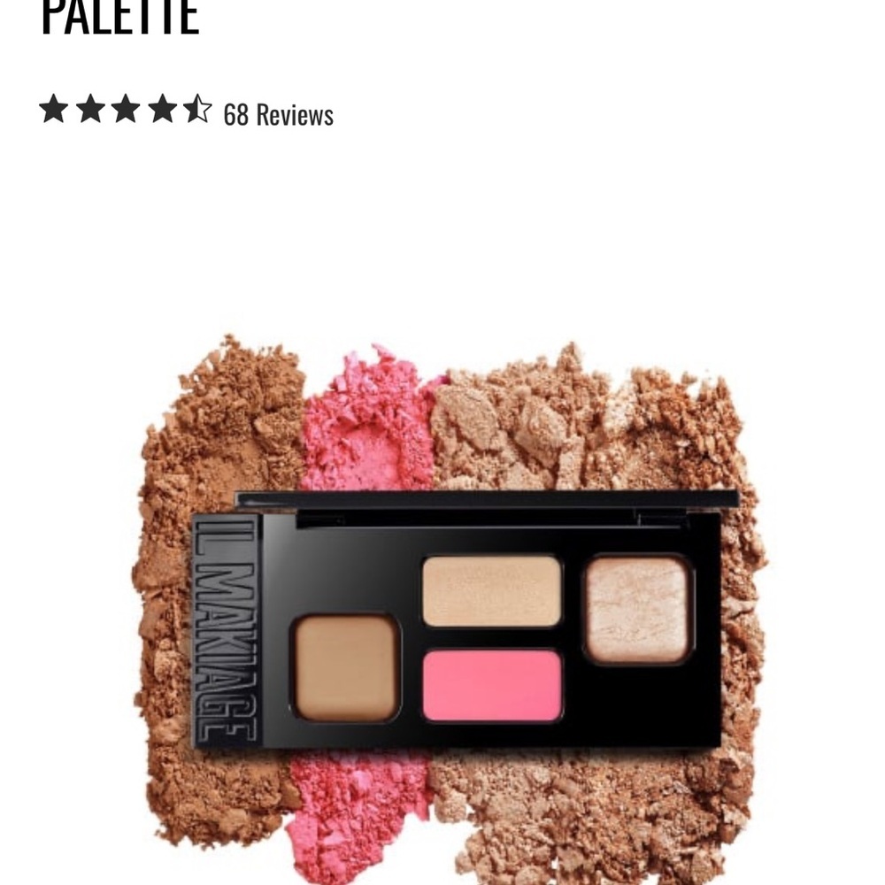 IL MAKIAGE Eyeshadow Palette - Bold Pink and Warm Browns
